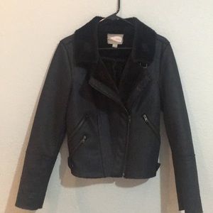 Forever 21 faux suede moto jacket !